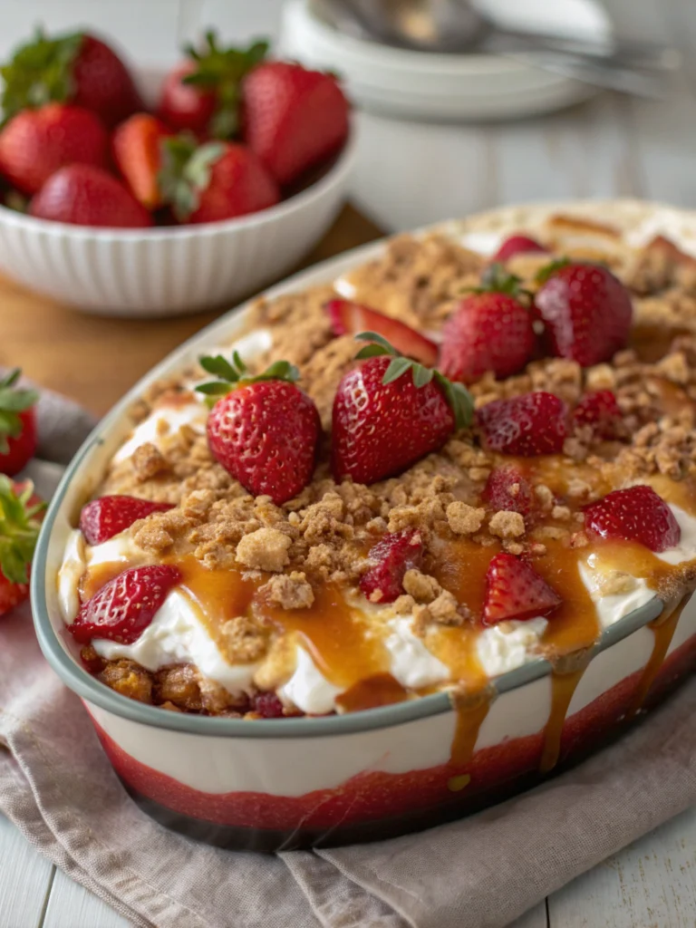 Craving a dessert that’s both decadent and easy? Master the Strawberry Cheesecake Dump Cake with 5 ingredients and step-by-step hacks for a stress-free treat. Try this crowd-pleaser now!
