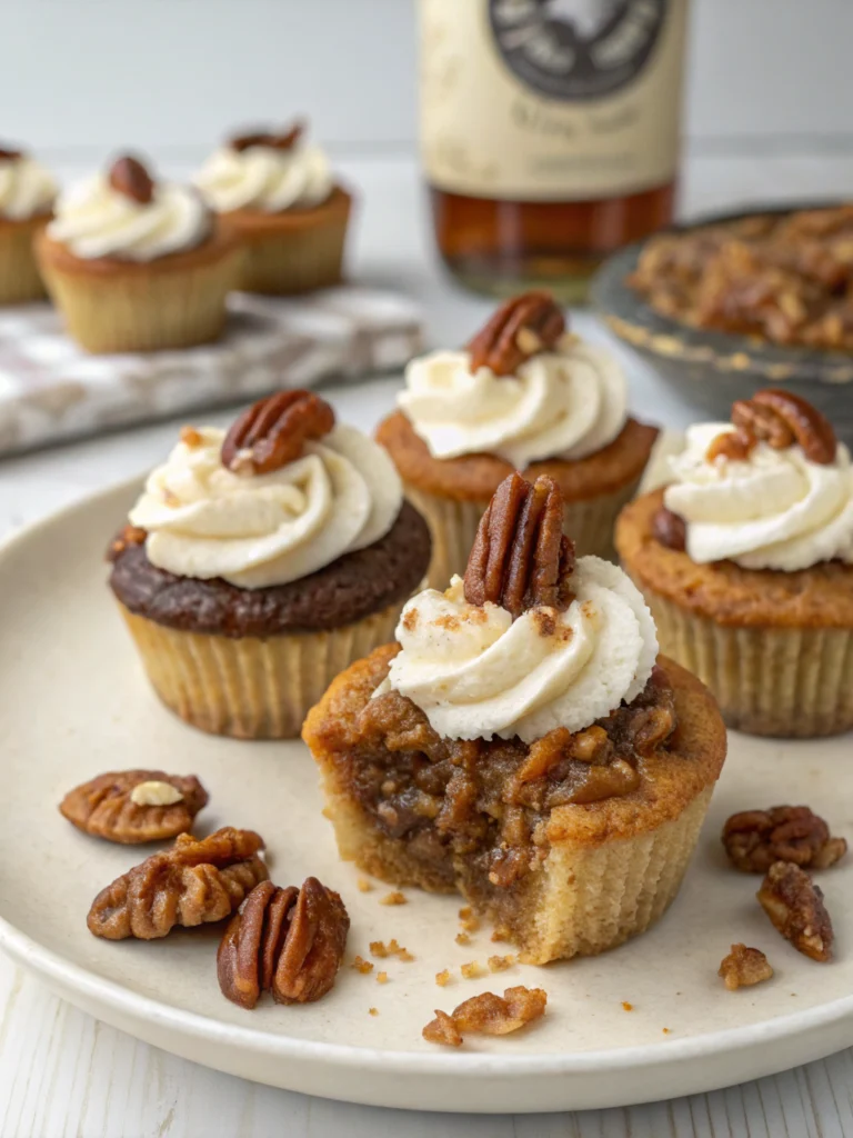 Craving a twist on classic desserts? Whip up boozy pecan pie cupcakes—perfect for holiday parties! Our easy recipe adds whiskey warmth & pecan crunch. Try the recipe now!